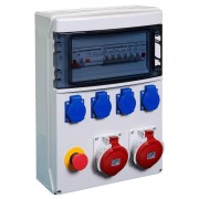 Coffret de distribution 4PC Nf/2PC 3P+T 32A + AU - Digital electric 31234 