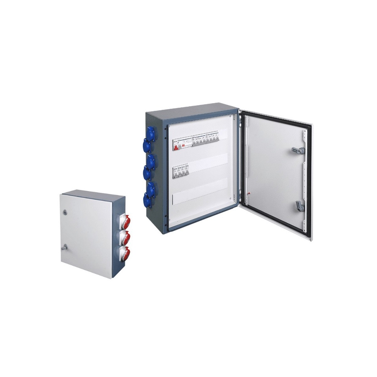 Coffret de distri Metal 6NF/3P+T32A/3P+N+T32A/AU - Digital electric 31468 