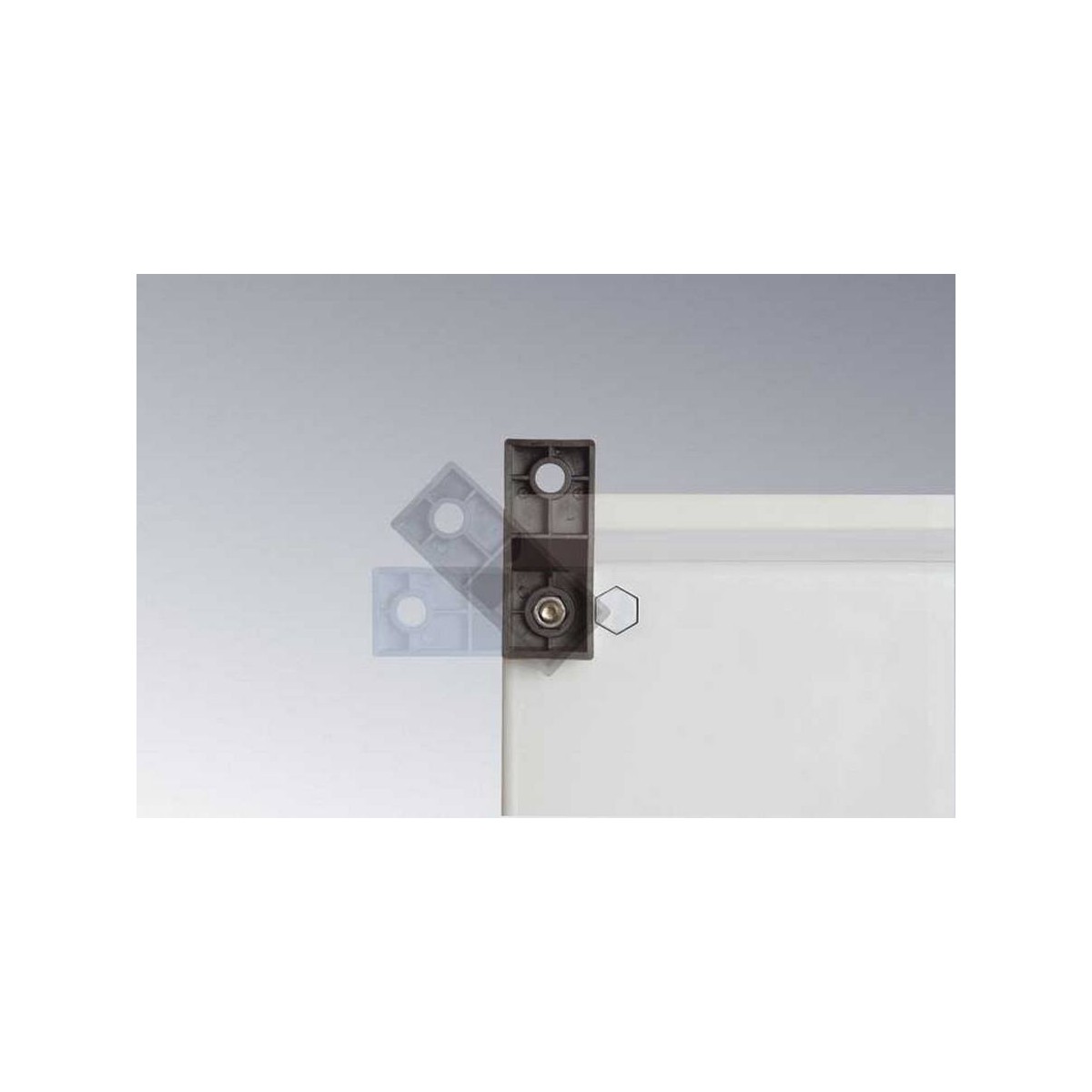 Pattes de fixation murale Poly (x4) - Digital electric 48372 