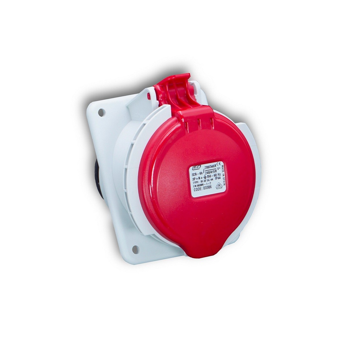PCE 3P+N+T 32A 380V IP44 - Digital electric 51118 