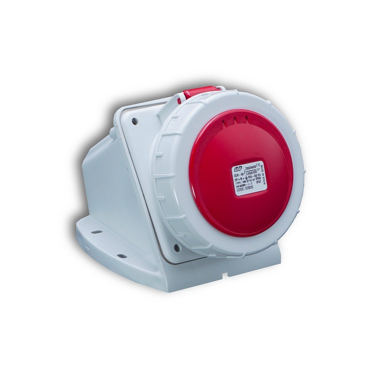 PCS 3P+T 63A 380V IP67 - Digital electric 51716 