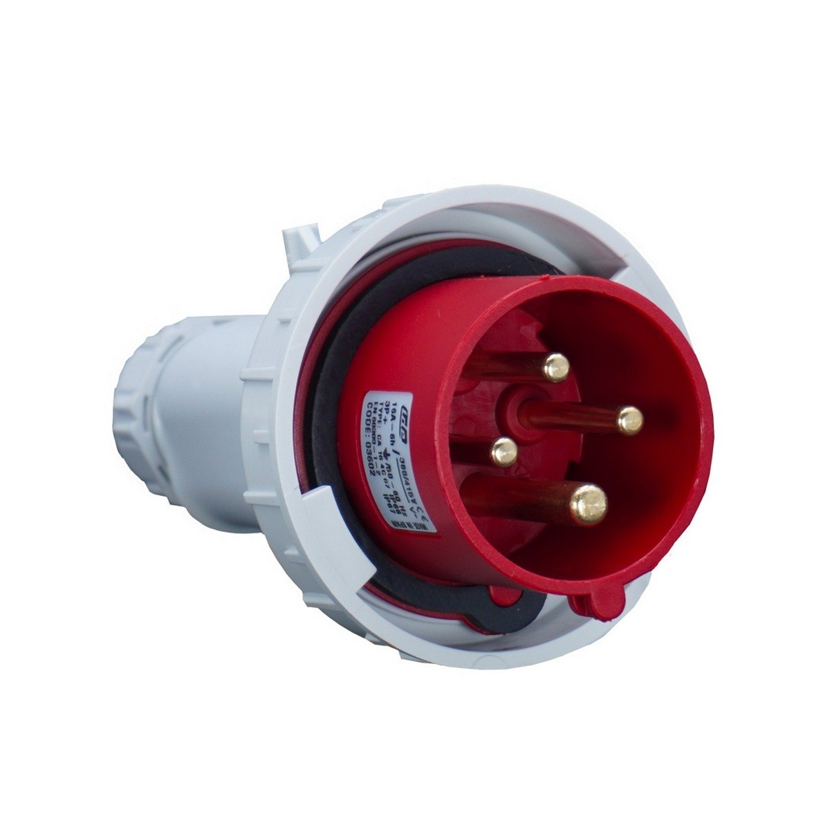Fmâle 3P+T 16A 380V IP67 - Digital electric 51812 