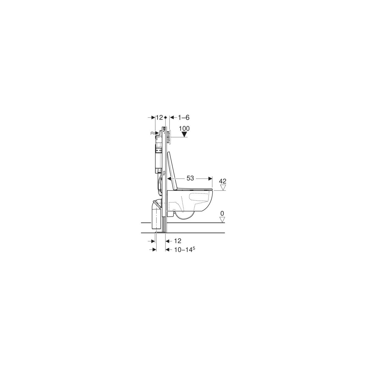 Bâti-pack WC Geberit Duofix Sigma20 118.239.KJ.1