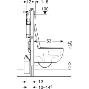 Bâti-pack WC Geberit Duofix Sigma20 118.239.KJ.1
