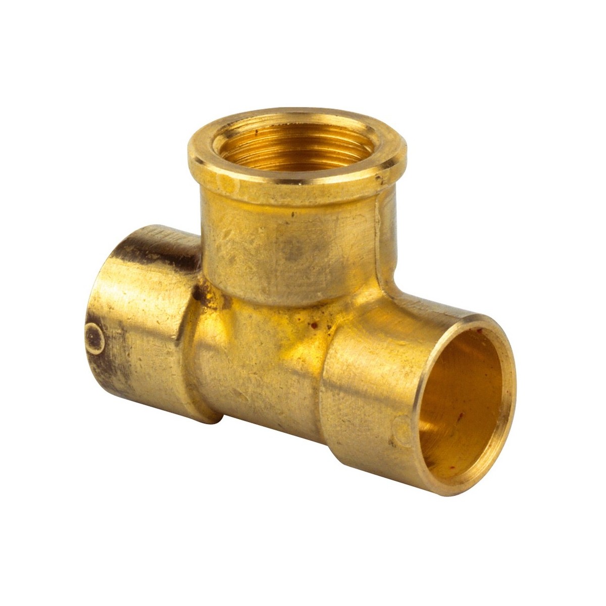 Té 130GC à souder Ø22 mm femelle à visser 3/4" en partie centrale - THERMADOR 130GC222022 