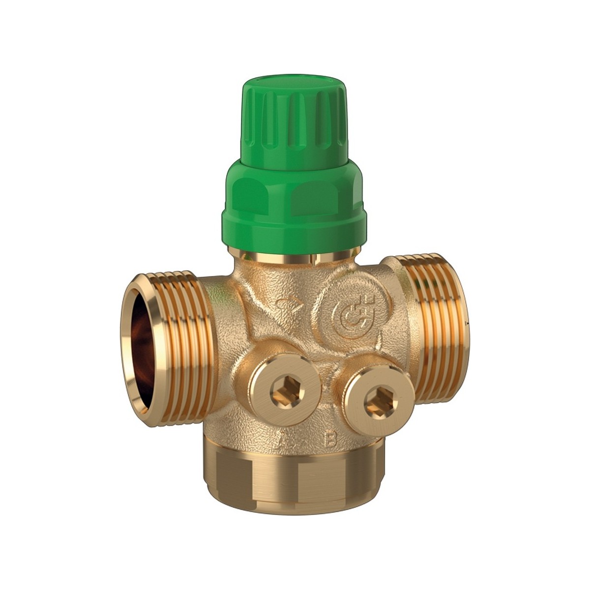Vanne PICV FLOWMATIC sans prise de pression 1"1/4 mâle-mâle 0,30-3,00 m³/h laiton - THERMADOR 1456643H0 