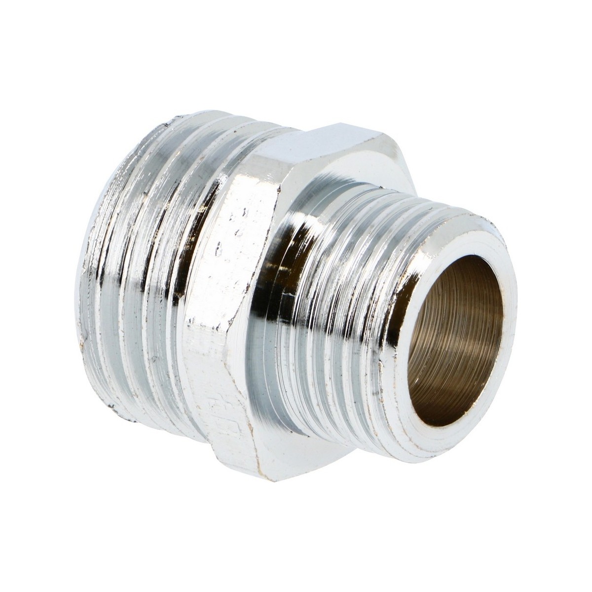 Mamelon réduit mâle-mâle 245G 1/2" - 3/8" chromé - THERMADOR 245G1512CH 