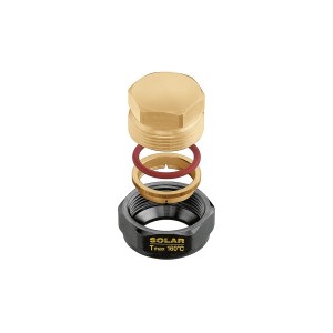 Bouchon solaire à compression femelle Ø22 pour tube cuivre - THERMADOR 254002 