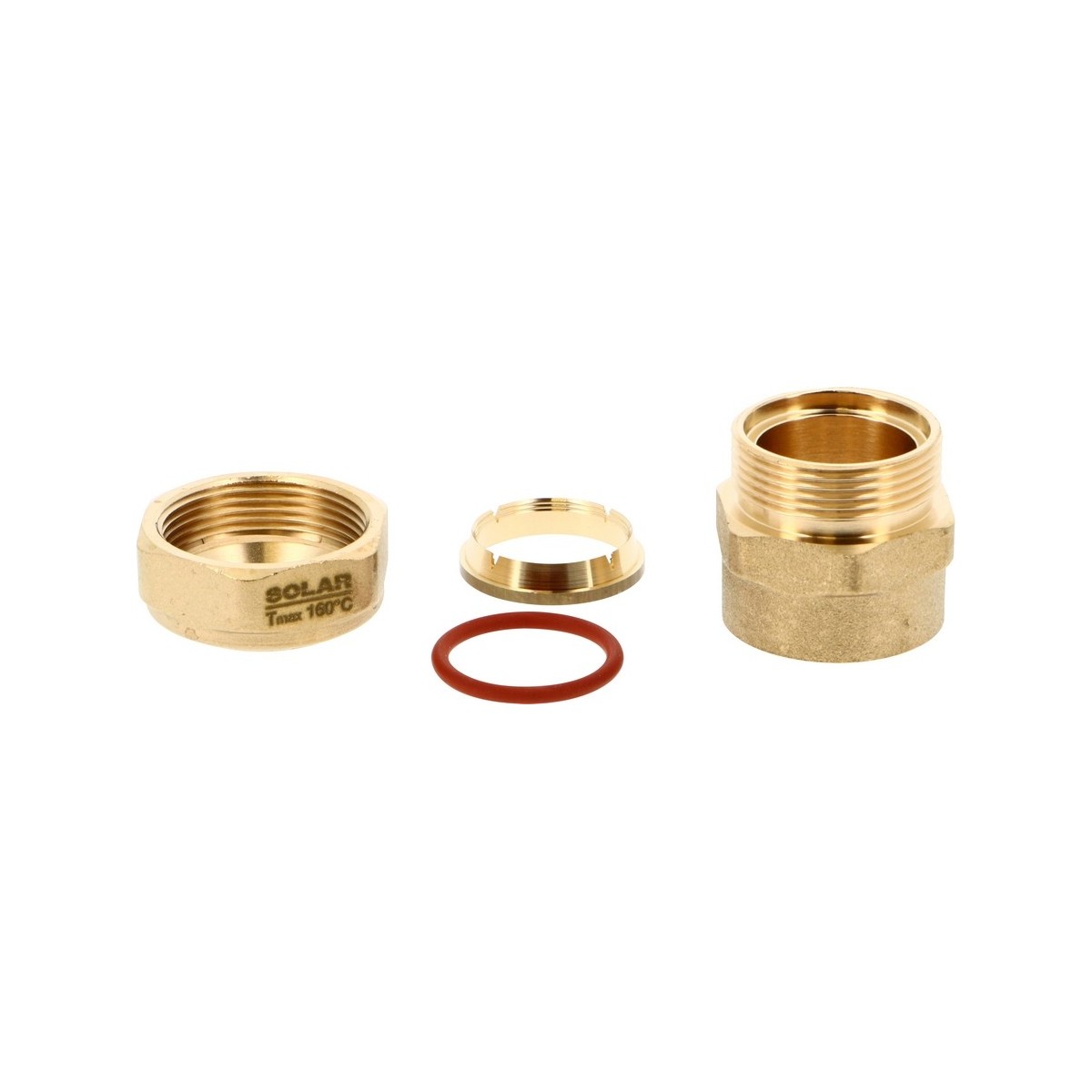 Raccord solaire à compression femelle-femelle 3/4" pour tube cuivre Ø22 - THERMADOR 254052 