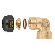 Coude solaire à compression mâle-mâle 3/4" pour tube cuivre Ø22 - THERMADOR 254852 