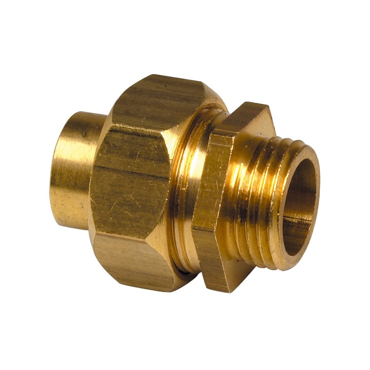 Union droit à souder 341GCU femelle à souder Ø18 - mâle à visser 3/4" - THERMADOR 341GC1820 