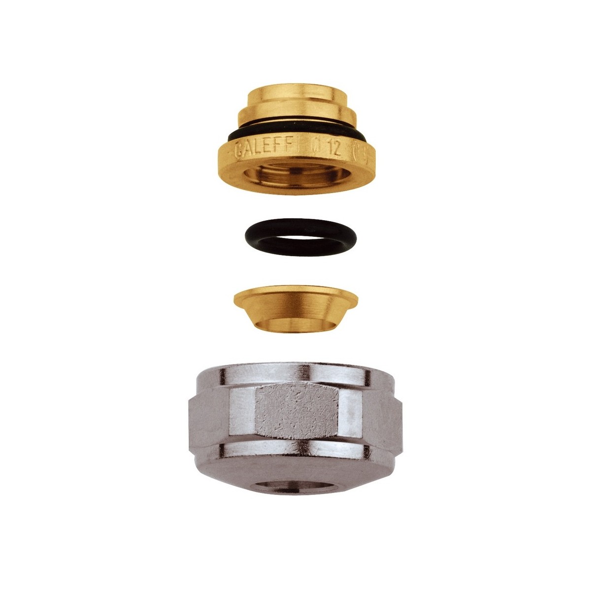 Écrou chromé à compression EUROCONE bague laiton 3/4" femelle Ø14 pour tube métal - THERMADOR 437514 