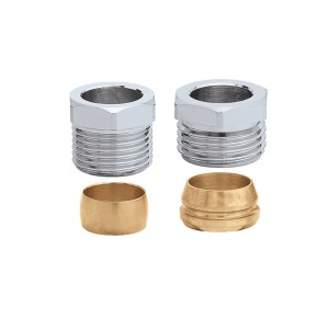 Raccord bicône 1/2" mâle pour tube cuivre Ø15 raccord de robinet de radiateur - THERMADOR 441415 