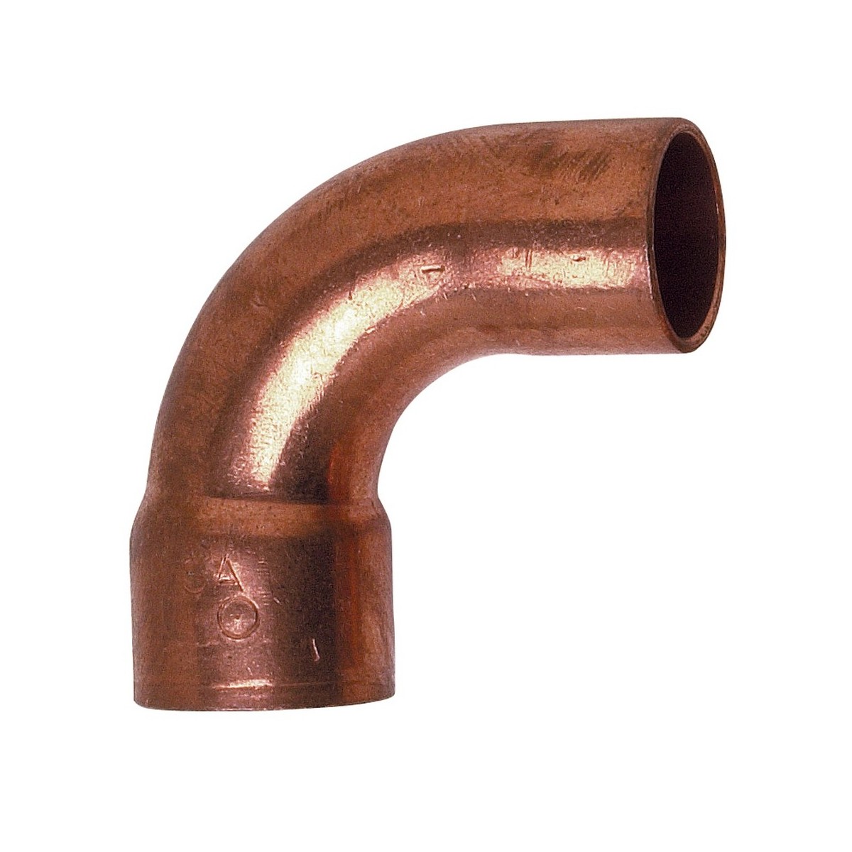 Courbe 90° grand rayon mâle-femelle cuivre à souder Ø40 mm - THERMADOR 5001A40 