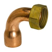 Coude 2 pièces 5002GCU douille cuivre Ø12 - mâle à visser 1/2" fer-cuivre - THERMADOR 5002GC1215 