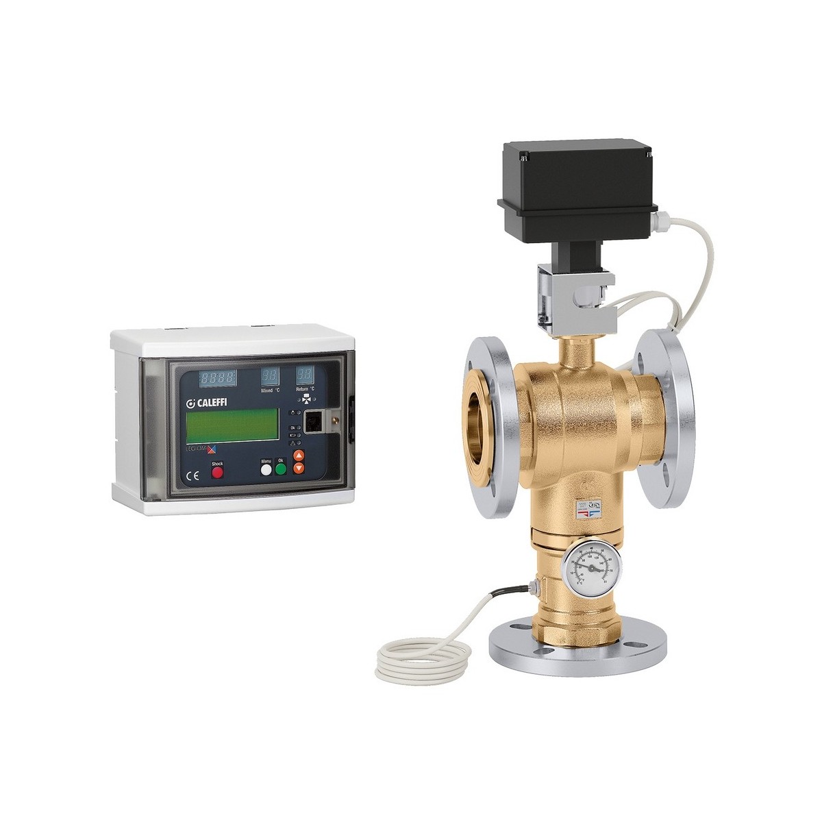 Mitigeur électronique LEGIOMIX à brides DN80 230 V désinfection anti-légionellose - THERMADOR 600008 