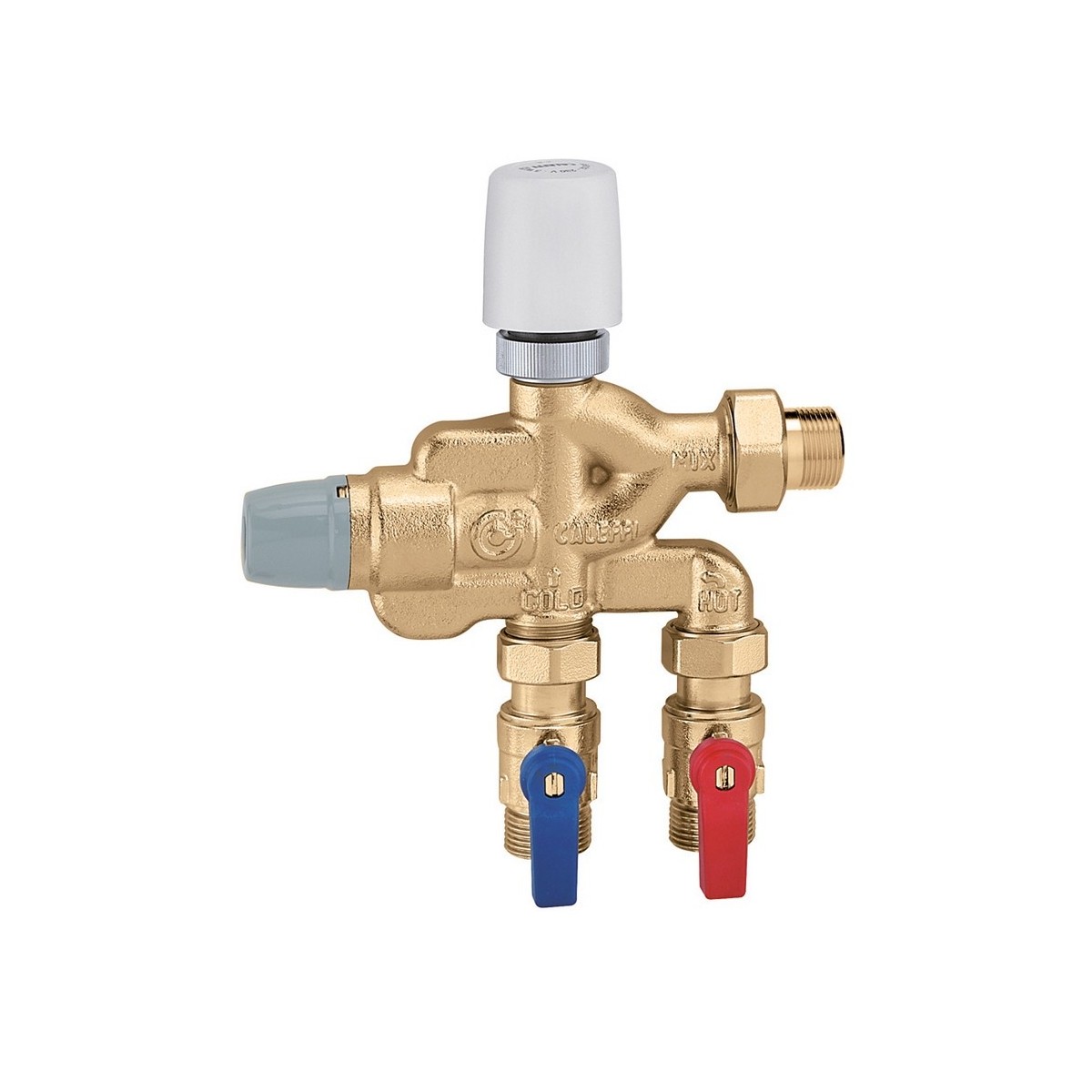 Mitigeur LEGIOFLOW à tête manuelle 3/4" eau mitigée pour robinets poussoirs - THERMADOR 600503 
