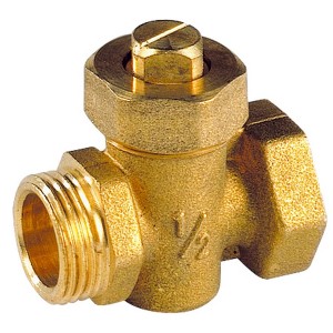 Robinet à boisseau laiton 3/4" mâle-femelle pour vidange 7 bar 90 °C - THERMADOR 60120 