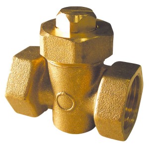 Robinet à boisseau laiton 1/2" femelle-femelle pour vidange 7 bar 90 °C - THERMADOR 60215 