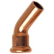 Courbe 45° mâle-femelle à sertir Ø16 pour tube cuivre chauffage et sanitaire - THERMADOR 604016 