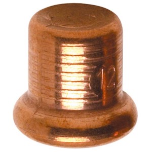 Bouchon femelle à sertir 6301 Ø28 tube cuivre chauffage et sanitaire - THERMADOR 630128 