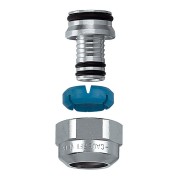 Écrou chromé M23x1,5 pour tube multicouche Ø16x2 10 bar 0-95 °C - THERMADOR 679024 