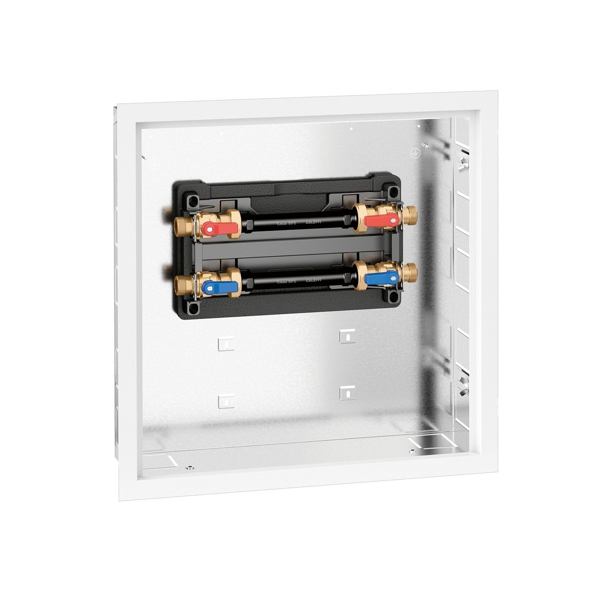 Kit d'attente pour PLURIMOD et PLURIMOD EASY fixation murale isolation gabarit vannes à sphère 3/4" mâle - THERMADOR 700000002 