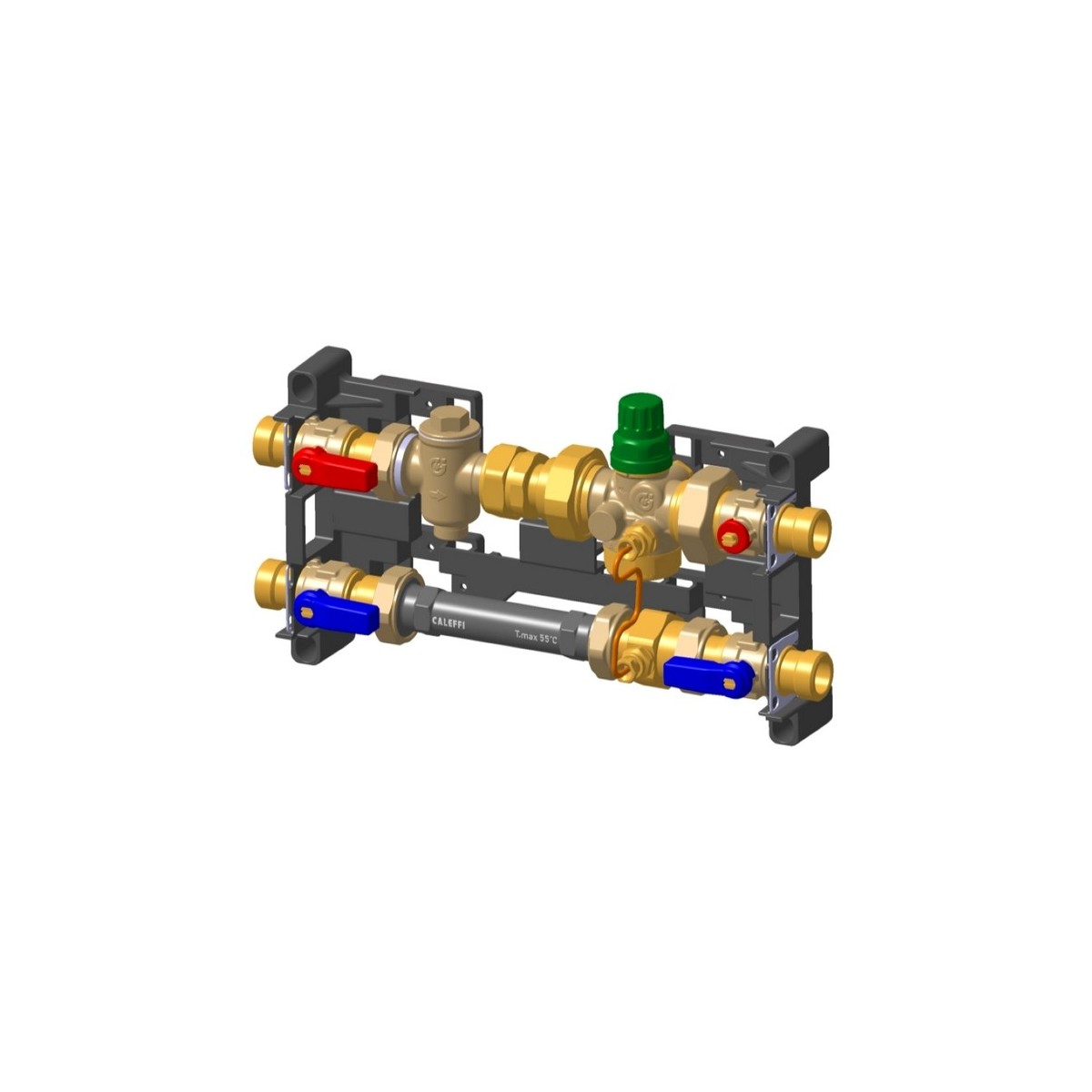 Module d'appartement chauffage PLURIMOD XM 15 kPa combinant équilibrage et régulation débit 40-430 L/h - THERMADOR 700475002 