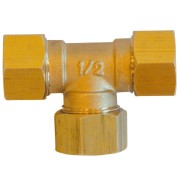 Té bicône égal 706B 18 mm pour tube cuivre - THERMADOR 706B18 