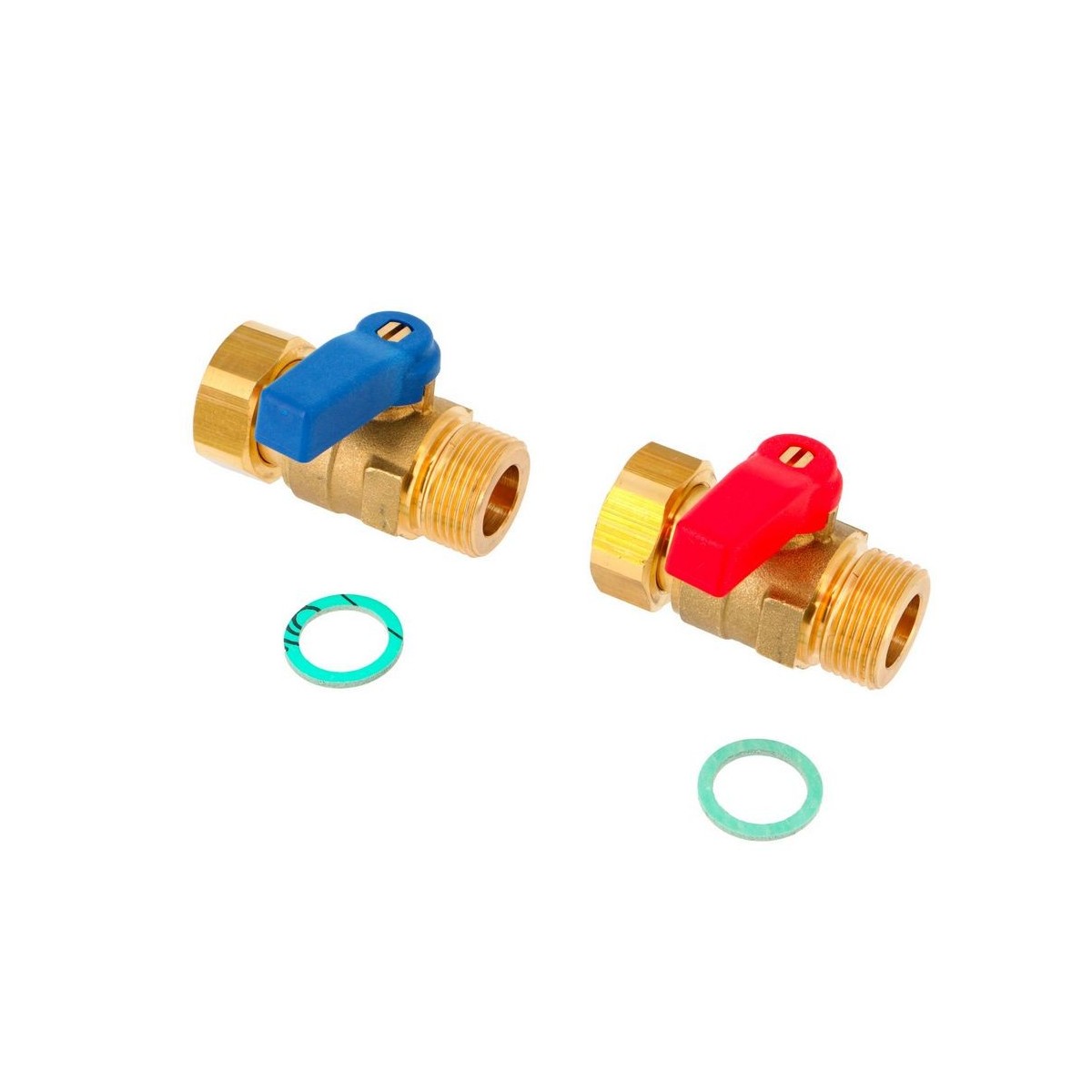 Kit de 6 vannes d'arrêt avec joints pour module thermique d'appartement SATK - THERMADOR 789101DNE 