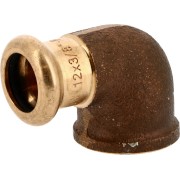 Coude 90° laiton à sertir 8090G Ø54 taraudé femelle 2" chauffage et sanitaire - THERMADOR 8090G5450 