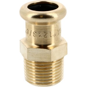 Mamelon intermédiaire laiton à sertir 8243G Ø22 fileté mâle 3/4" chauffage et sanitaire - THERMADOR 8243G2220 