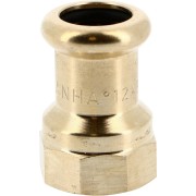Manchon intermédiaire laiton à sertir 8270G Ø42 taraudé femelle 1"1/2 chauffage et sanitaire - THERMADOR 8270G4240 