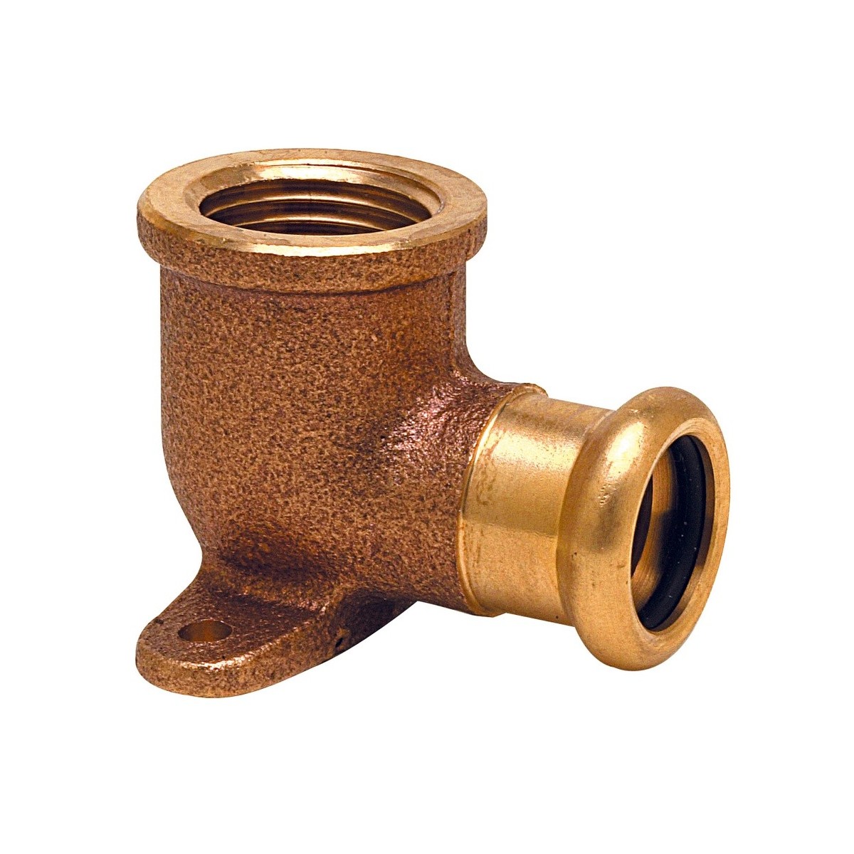 Applique coudée laiton à sertir 8472G Ø18 taraudée femelle 1/2" chauffage et sanitaire - THERMADOR 8472G1815 