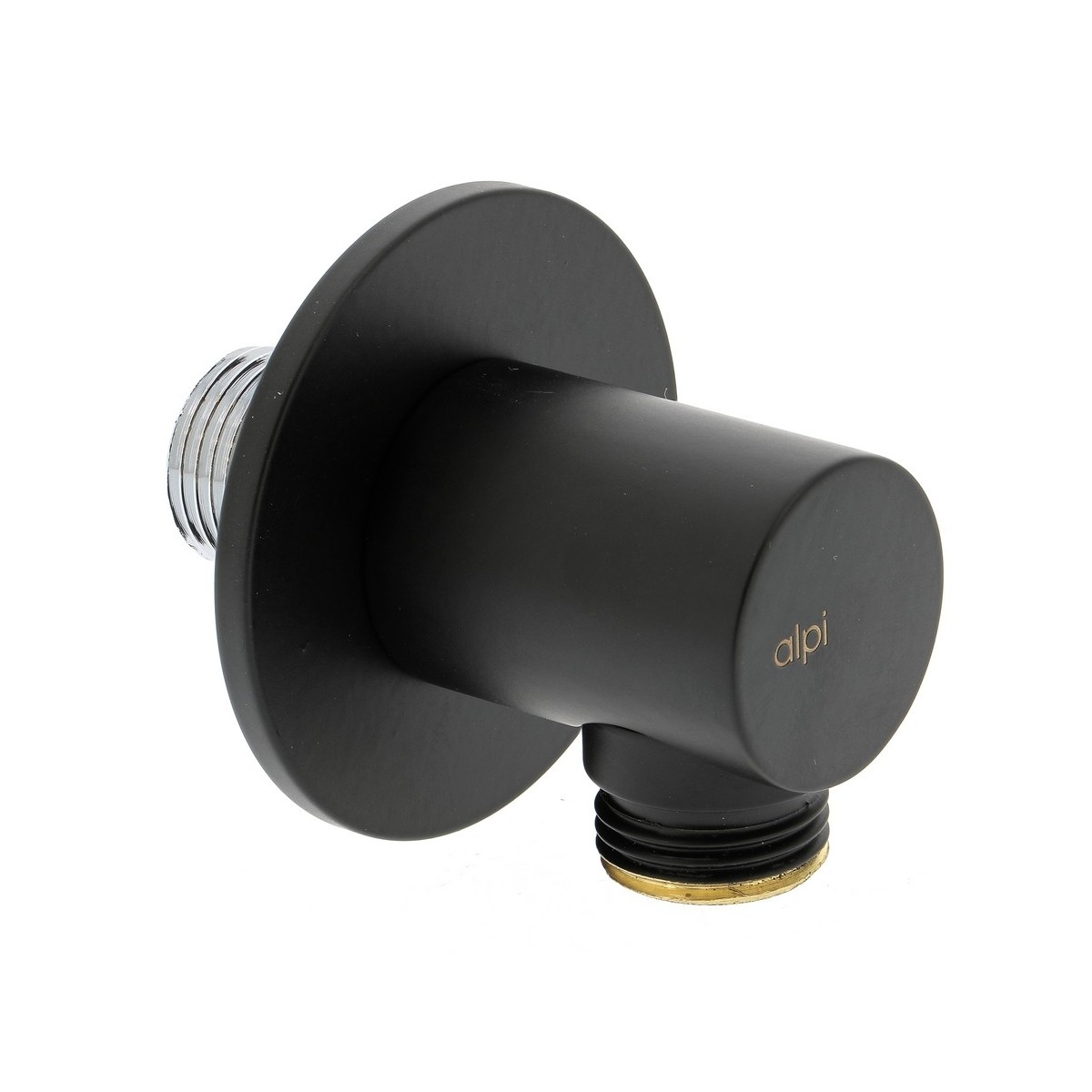 Prise d'eau ronde métal noire - THEWA AC172NE 