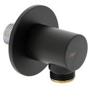 Prise d'eau ronde métal noire - THEWA AC172NE 