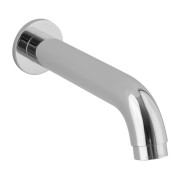 Bec de baignoire laiton chromé section ronde Ø30 mm longueur 176 mm pour système encastré - THEWA AC225CR 