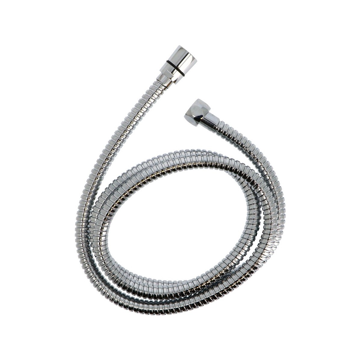 Flexible de douche 150 cm double agrafage NF écrou tournant anti-torsion - THEWA AGH15FLANF 