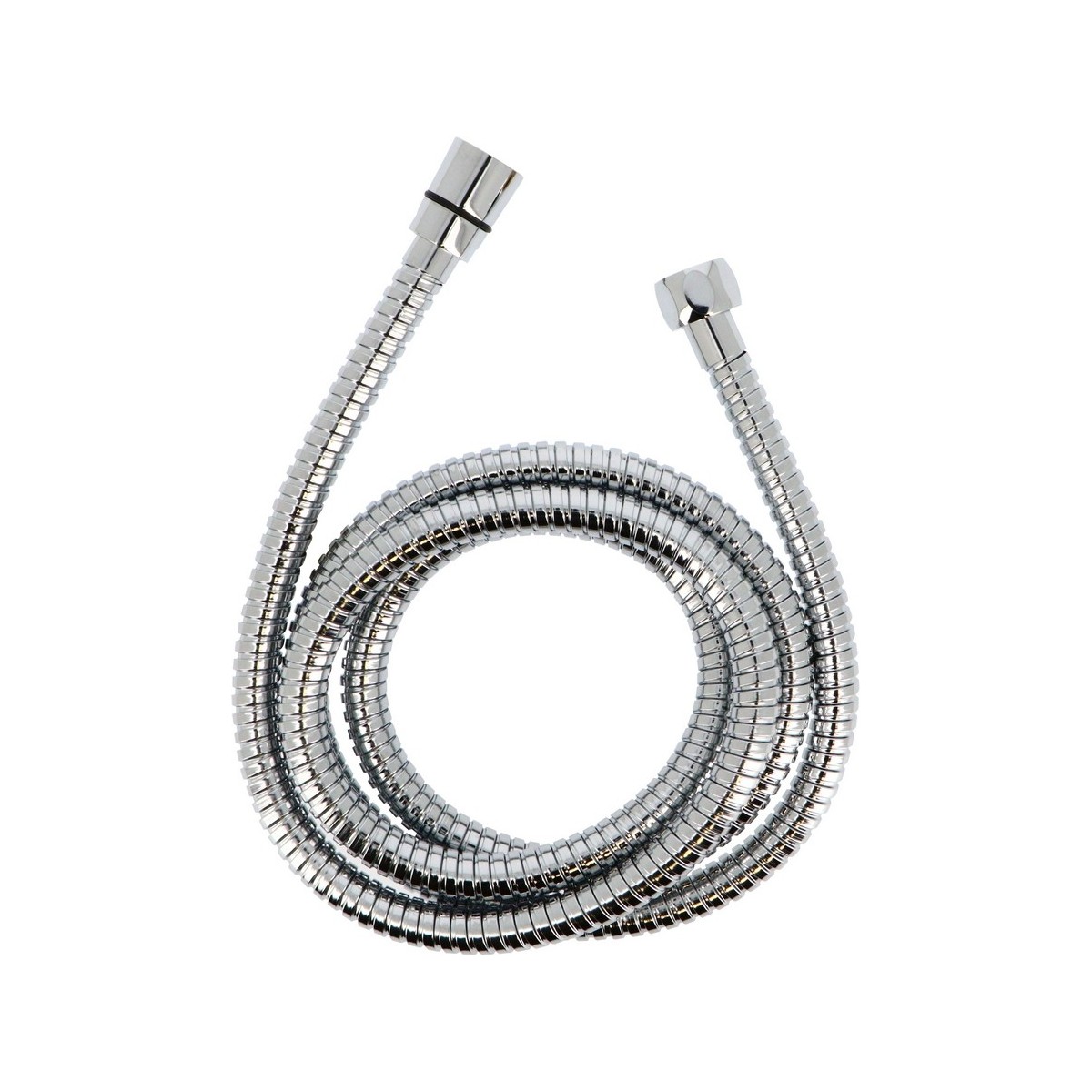 Flexible de douche 175 cm double agrafage NF écrou tournant anti-torsion - THEWA AGH17FLANF 