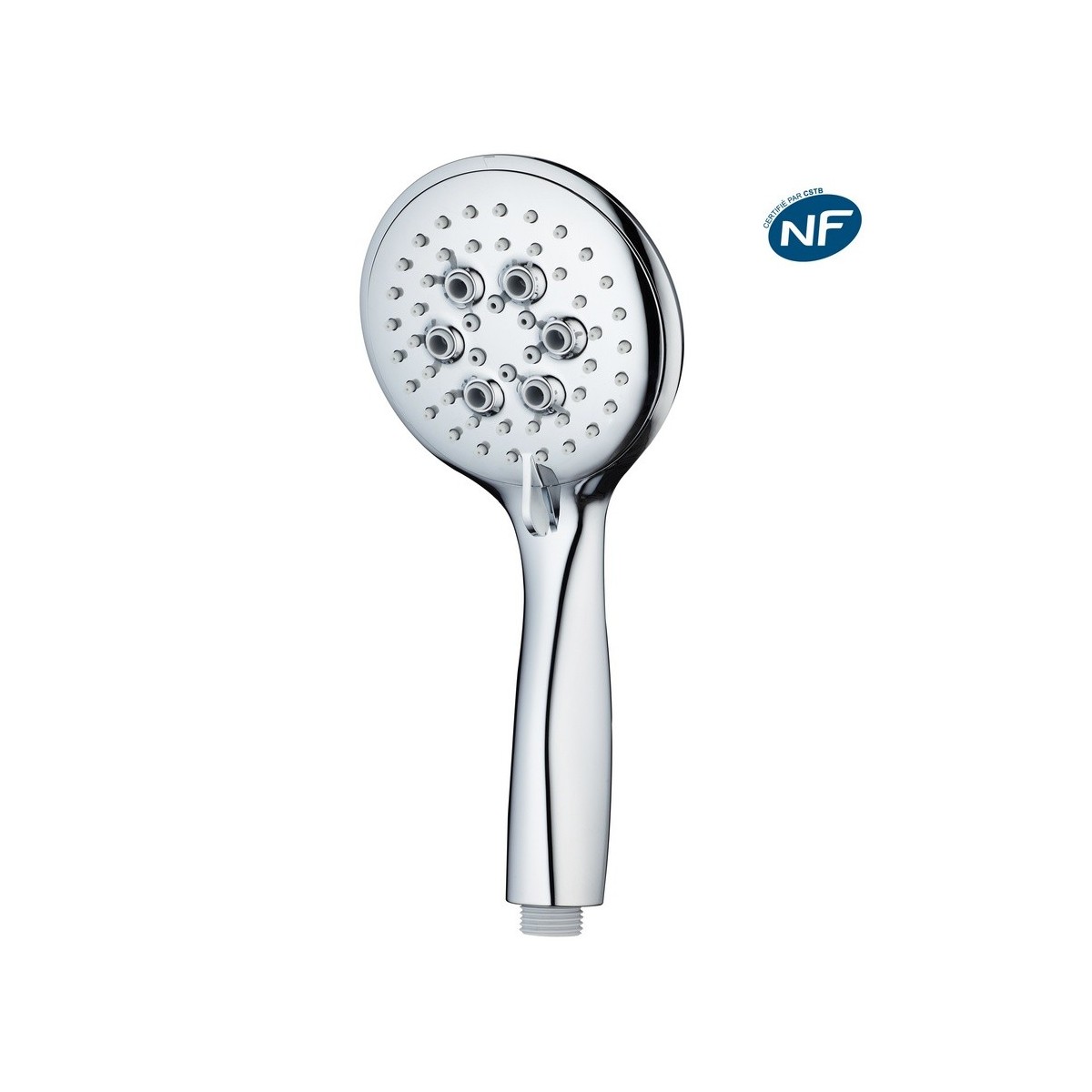 Douchette ronde Ø100 mm 5 jets norme NF - THEWA AGH226DO 