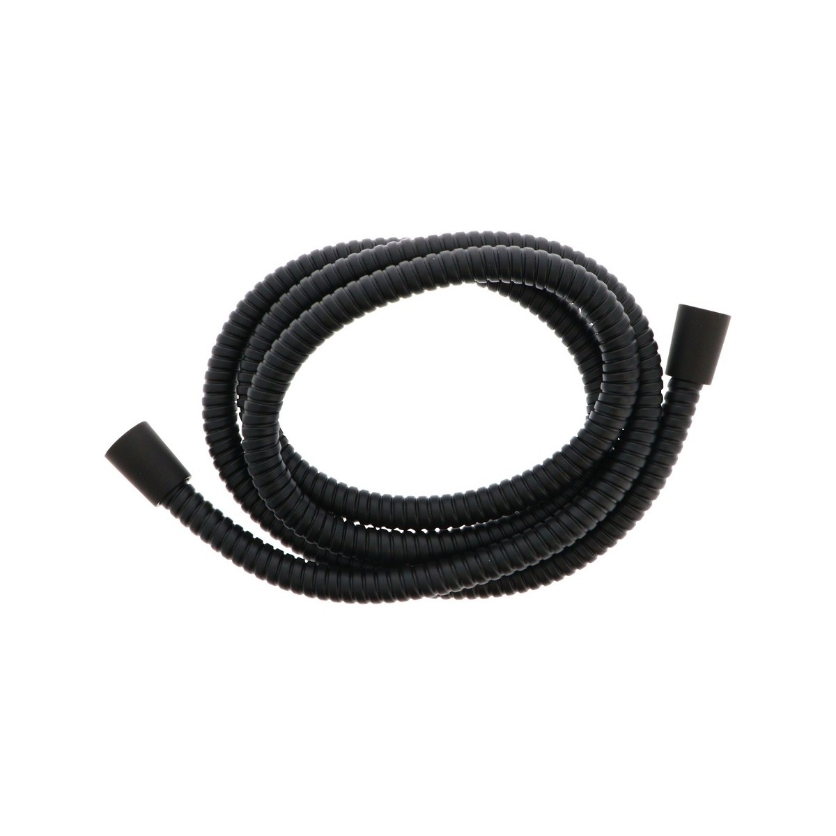 Flexible de douche 175 cm double agrafage noir - THEWA AGH25FLANE 