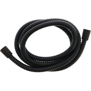 Flexible de douche 175 cm double agrafage noir - THEWA AGH25FLANE 