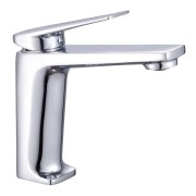 Mitigeur pour lavabo AMANZI chromé avec vidage clic-clac ABS - THEWA AMZ15 