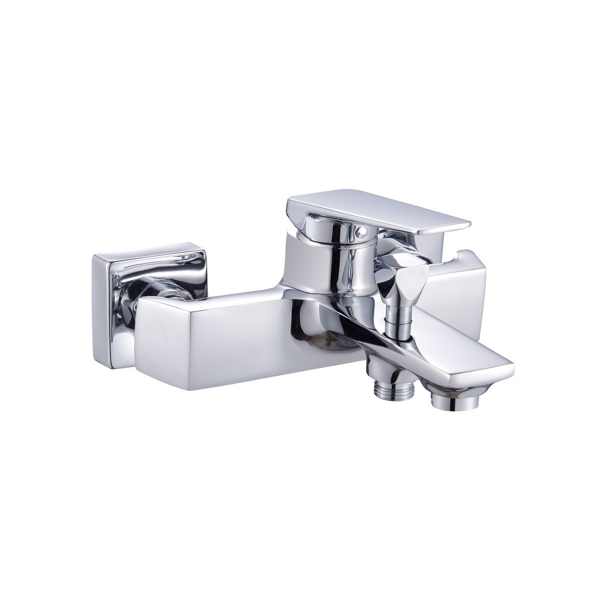 Mitigeur bain-douche AMANZI chromé pose murale inverseur manuel - THEWA AMZ30 