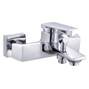 Mitigeur bain-douche AMANZI chromé pose murale inverseur manuel - THEWA AMZ30 