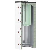 Ballon combiné chauffage 2000 L production ECS bain-marie 566 L cuve acier isolation polyester amovible - THERMADOR BBM2000HE 
