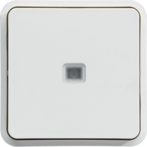 cubyko BP 1F  témoin ass. gris HAGER WNA023
