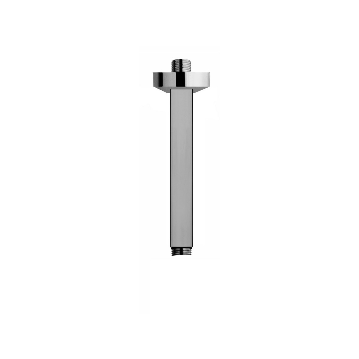Bras de douche plafond carré 200 mm - THEWA BD048CR 
