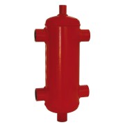Bouteille de découplage hydraulique nue 2 L rouge raccords union purgeur et robinet de vidange 10 bar - THERMADOR BDH026F 