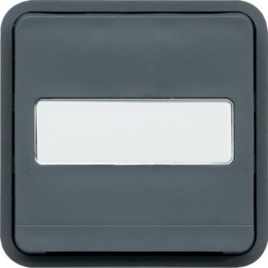 cubyko BP P-E 1F assoc. gris HAGER WNA025